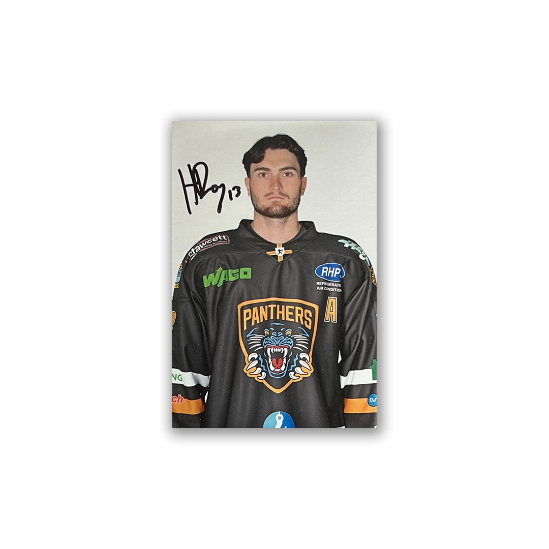 Hugo Roy Hugo Roy Signed 4×6 Headshot Photo – Panthers 24/25 – Blindside Trading ...