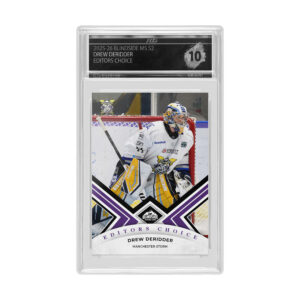 Drew DeRidder Graded Manchester Storm Editors Choice Card